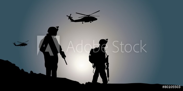 Picture of Silhouette Guerre